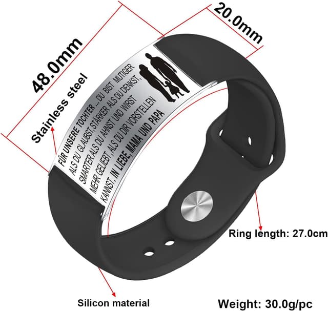 Thumbnail 4 de YOTHIWAD Armband für Tochter mit Gravur