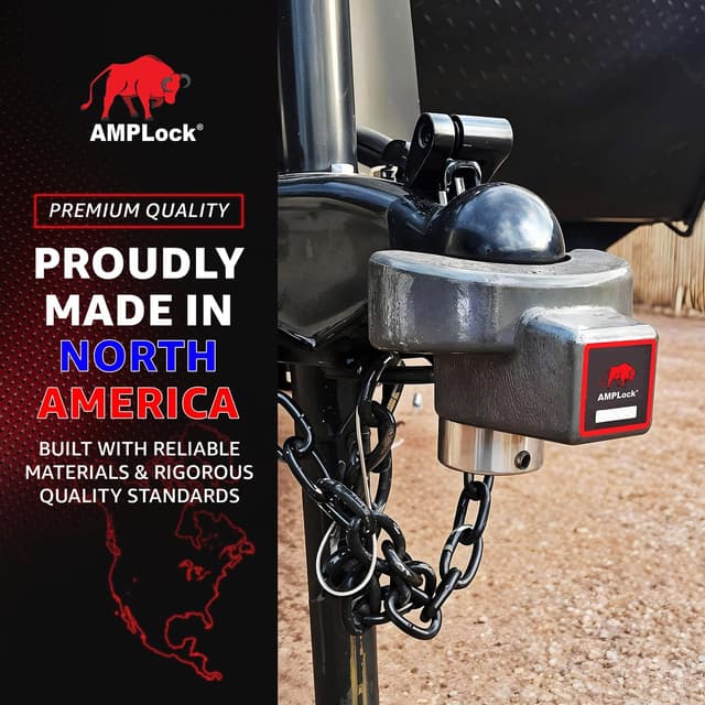 Thumbnail 5 de AMPLOCK U-BRP2516 Trailer Coupler Lock 2-5/16" 🔒