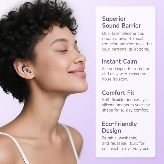 Imagen de QWH Ear Plugs for Sleeping 25–28dB en OfertitasTOP