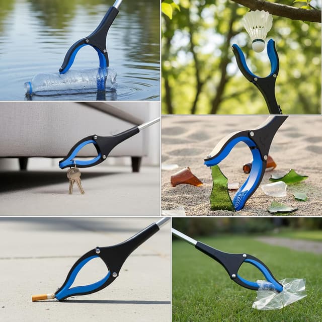 Thumbnail 6 de Foldable litter picker 91 cm grabber tool