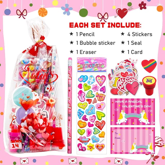 Detalle de Phaorui 260pcs Valentine Gifts for Kids