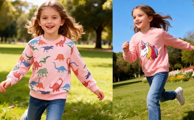 Detalle 2 de Kids cotton sweatshirt 2-pack, 1-10 years