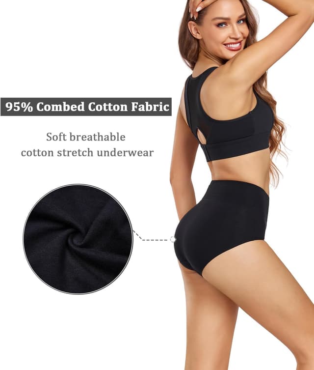 Detalle 2 de wirarpa High Waisted Cotton Briefs 5-Pack