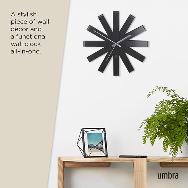 Thumbnail 4 de Umbra Ribbon Wall Clock 31 cm Wanduhr