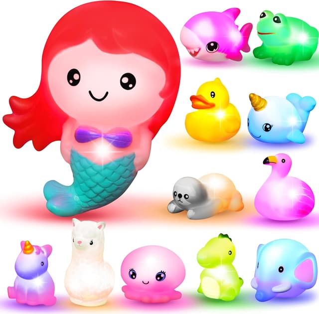 Imagen de JOYIN 12 Light Up Bath Toys en OfertitasTOP