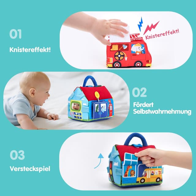 Thumbnail 5 de hahaland Baby Spielzeug 4er Auto-Set 9-teilig