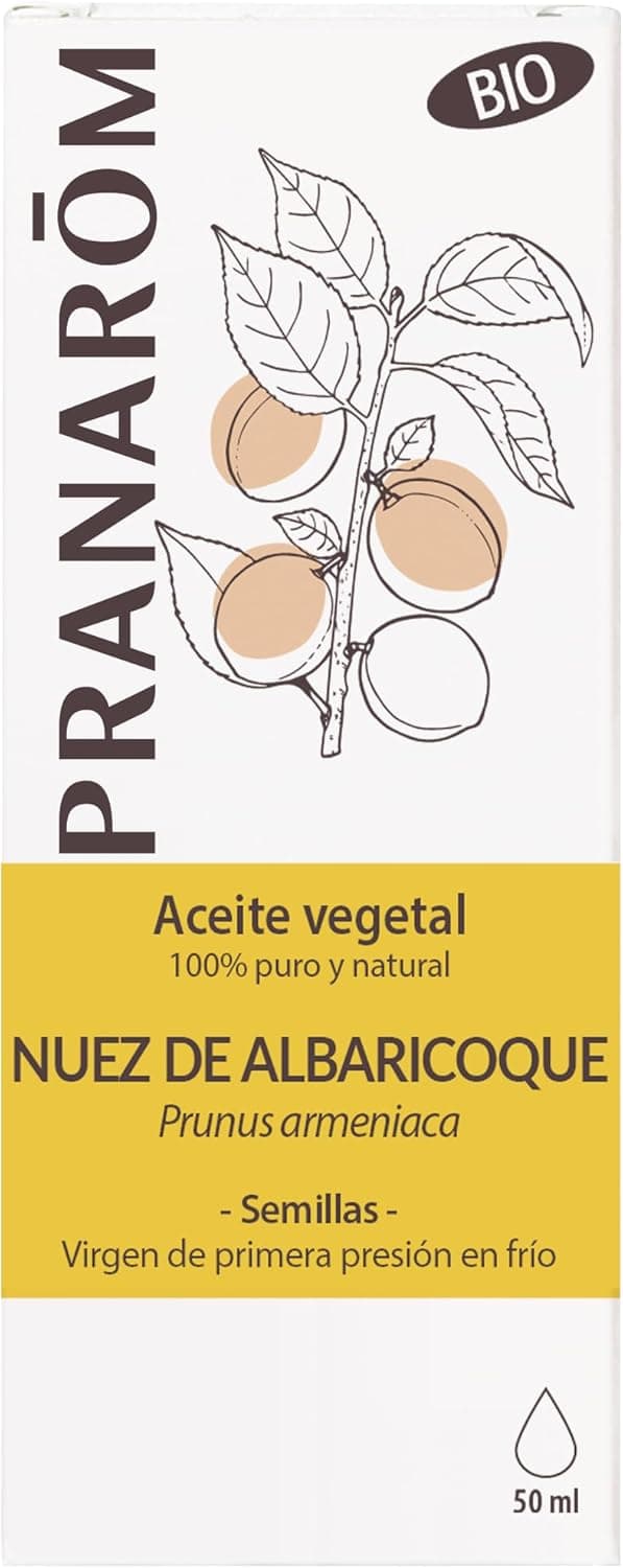 Detalle 2 de PRANAROM - Aceite de Nuez de Albaricoque Bio 🌱 50ml