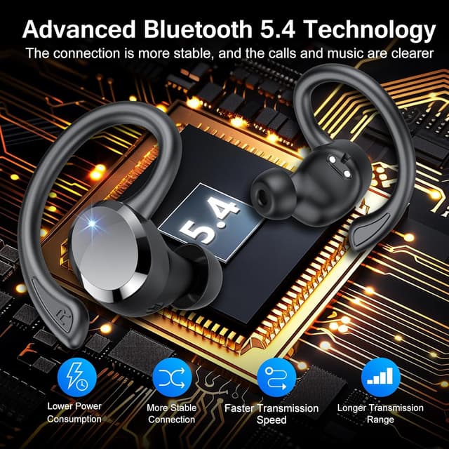 Detalle de Auriculares 2026 Q38 68H Bluetooth 5.4