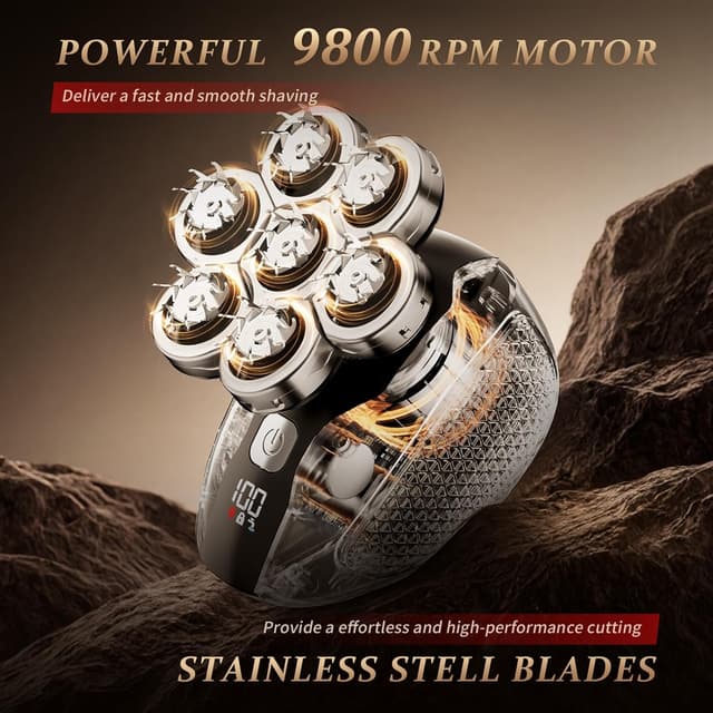 Thumbnail 5 de Professional 5-in-1 Electric Head Shaver 90 min