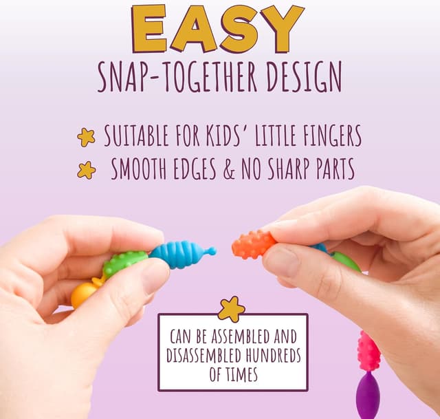 Detalle 2 de Orian Pop Beads Jewelry Making Kit for Girls (550+ Piece Set) — Snap Beads for Bracelets, Necklaces & Rings