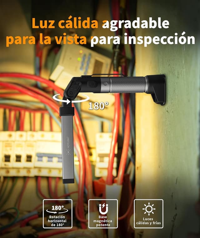 Thumbnail 3 de HOTLIGH Linterna Taller LED 800 lúmenes