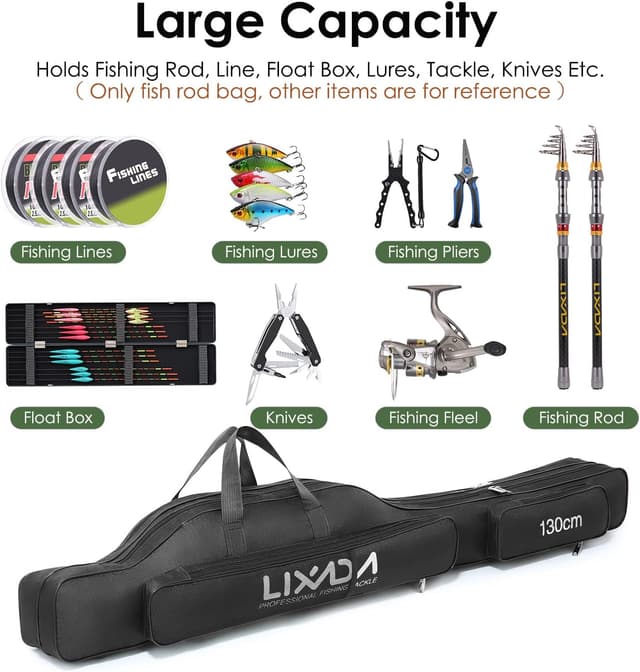 Thumbnail 4 de Lixada Sac de pêche Portable 100/130/150 cm