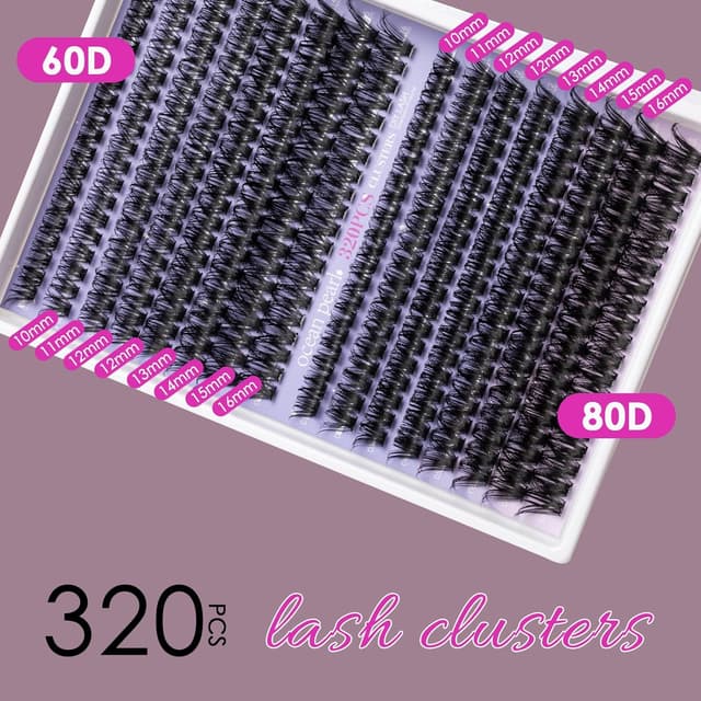 Thumbnail 5 de Ocean Pearl 3D Lash Clusters 320pcs ⚙️