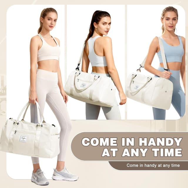 Thumbnail 6 de WEPLAN Sport Duffel Bag mit Schuhfach & Nassfach – Sporttasche für Damen & Herren, Weekender und Handgepäck