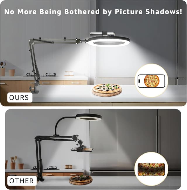 Thumbnail 5 de FZYGRAVH 10" Ring Light with Overhead Phone Stand