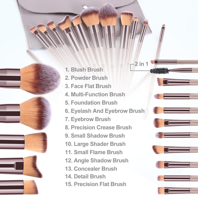 Thumbnail 4 de HEYMKGO Pinselset Makeup 15-teilig 🎨