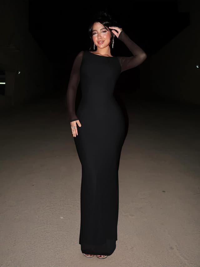 Thumbnail 4 de REORIA Spring Mesh Sheer Maxi Dress XS–XL