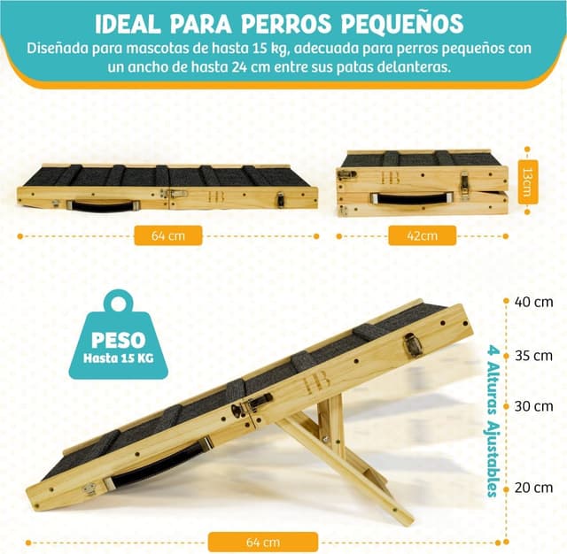 Thumbnail 2 de Home Blade Rampa para Perros Pequeños 40cm