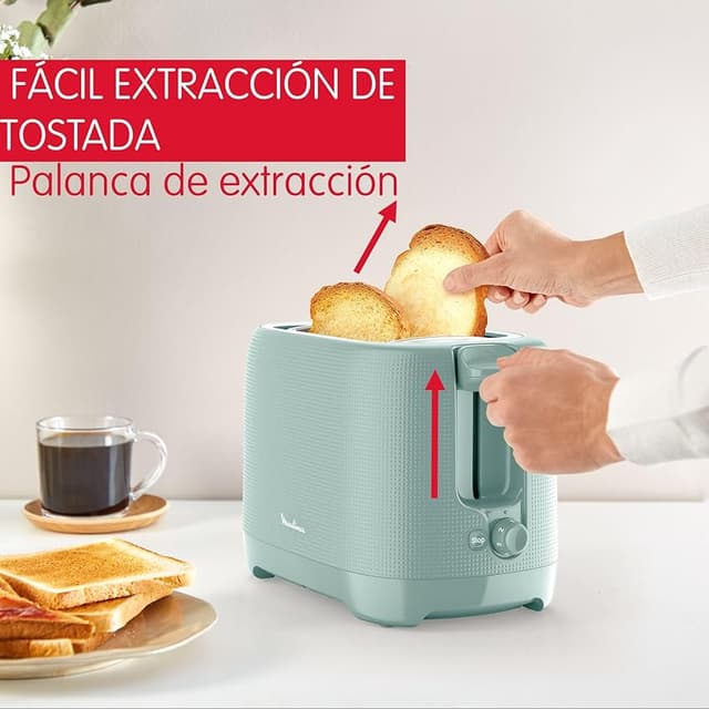 Thumbnail 4 de Moulinex Morning Plus Tostador 2 Ranuras, 850W, 7 Niveles