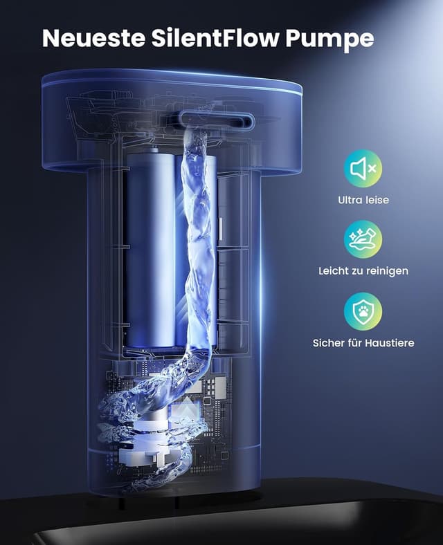 Thumbnail 1 de oneisall katzenbrunnen kabellos 2,2 L