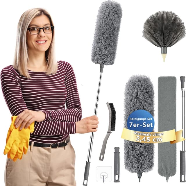 Thumbnail 5 de Staubwedel Teleskop Waschbar bis 2,45 m