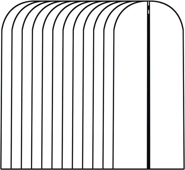 Thumbnail 6 de Garment Bags for Hanging Clothes 24x40 White Breathable Suit Covers