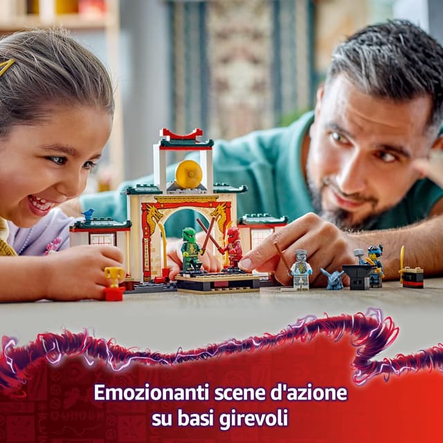 Detalle 1 de LEGO NINJAGO Spinjitzu Temple 4 anni 71831