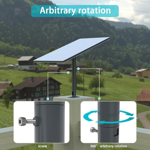 Detalle 2 de HOLACA Upgraded Mount for Starlink Gen 3/2 & Mini – adjustable roof mount bracket