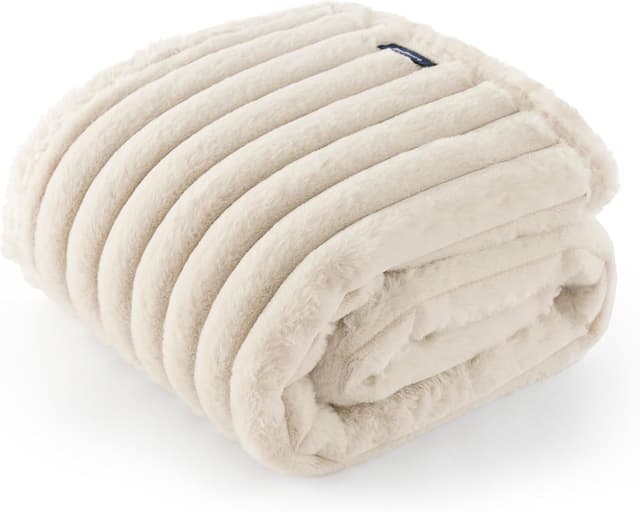 Thumbnail 6 de Bedsure Waterproof Dog Blanket (Cream) – washable sherpa pet throw, 76x102cm