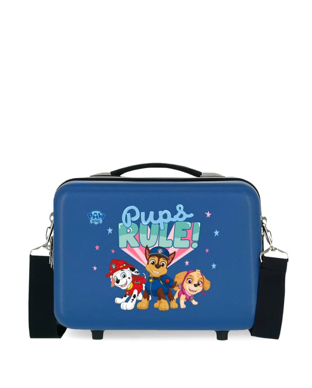 Detalle de Personajes Paw Patrol Pups Rule — Neceser ABS rígido adaptable a trolley