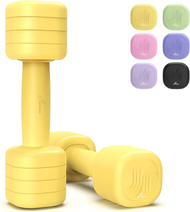 Detalle de Sportneer Verstellbare Hanteln Frauen Set 2x2,5 kg