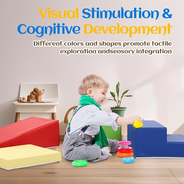 Detalle 2 de JungleDove 4‑piece Soft Play Set for Toddlers