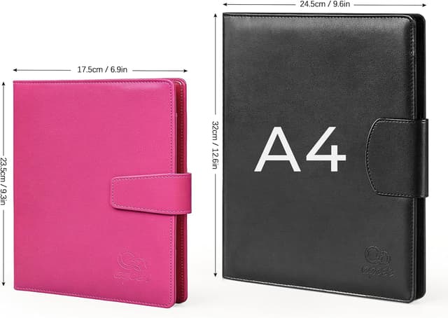 Thumbnail 6 de Agoer Porte Bloc A5 rose rouge