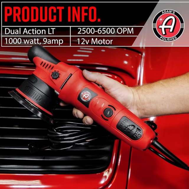 Thumbnail 1 de Adam's Polishes 9mm Dual Action Polisher — car buffer
