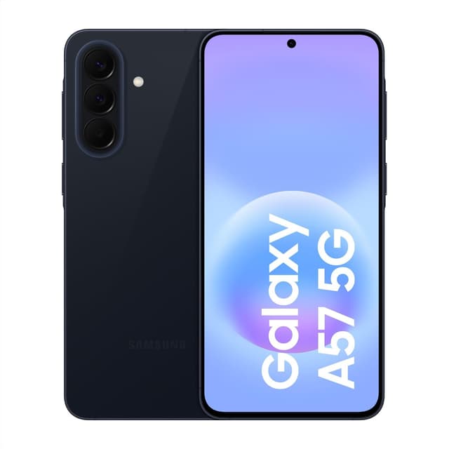 Detalle de Samsung Galaxy A57 5G (Awesome Navy) – schlankes AI-Smartphone mit 256 GB, 50 MP und IP68