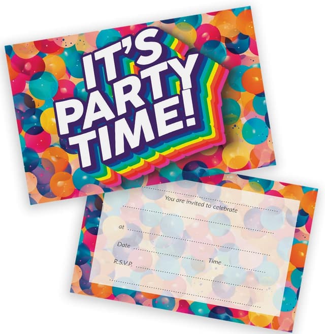 Thumbnail 6 de 9th Birthday Party Invitations Kids 36 Pack
