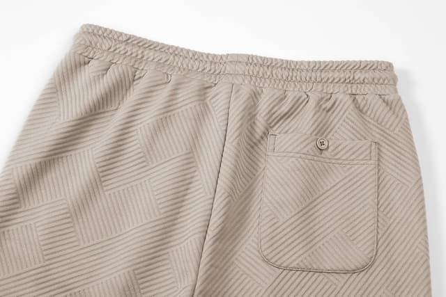 Thumbnail 6 de JMIERR Herren Textur Kurze Hosen mit 3 Taschen – lockere Sommer-Shorts mit elastischem Bund