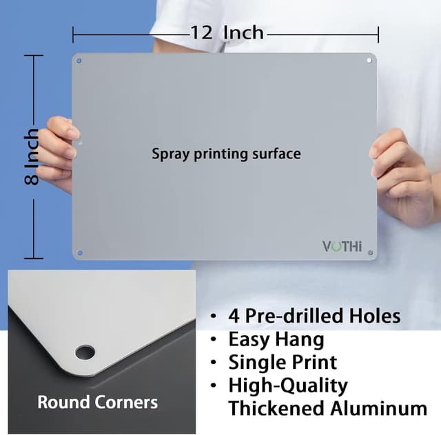 Thumbnail 1 de VOTHI Funny Crow Tin Sign 8 x 12 in 🖼