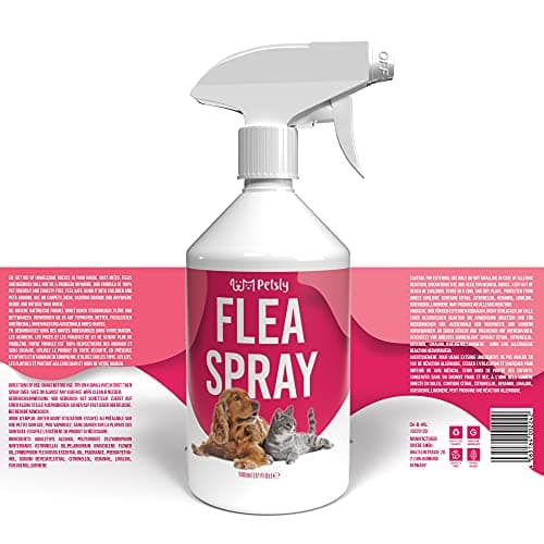 Thumbnail 7 de Petsly Spray Antipulgas para Perros y Gatos de 500 ml con geraniol (no mancha) antiparasitario para hogar