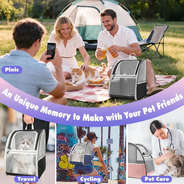 Thumbnail 6 de Pawaboo Zaino trasportino per animali fino a 10 kg