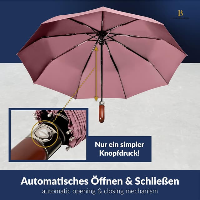 Thumbnail 5 de LOGAN & BARNES Regenschirm sturmfest Dublin