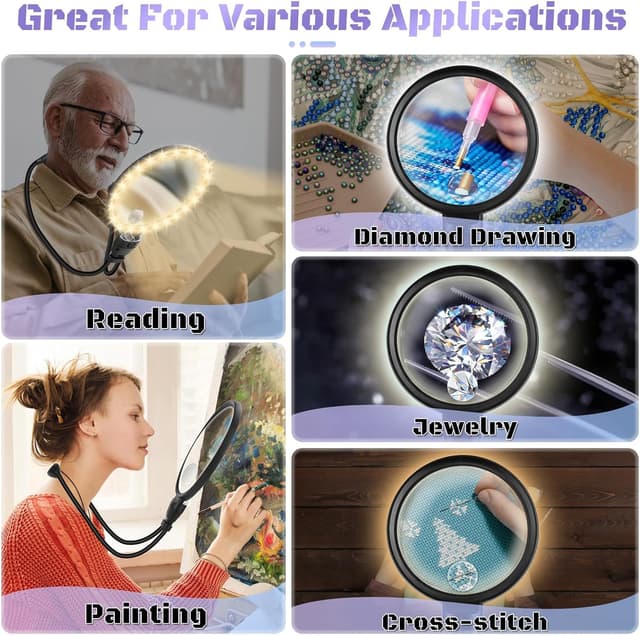 Thumbnail 5 de NZQXJXZ Lupa 10X con Luz