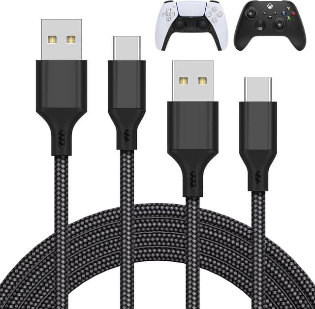Detalle de MENEEA USB-C Charging Cable 10ft for PS5 PS5 Pro Xbox Switch
