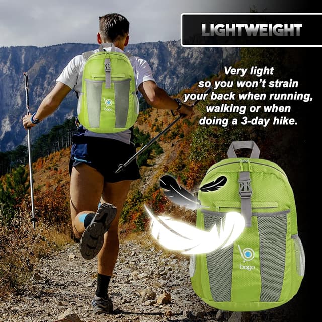 Detalle de Bago 25L waterproof hiking backpack