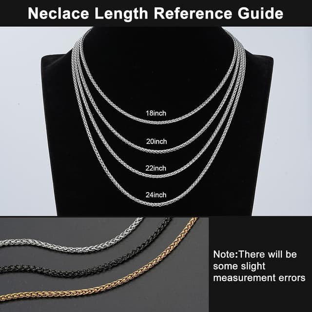 Thumbnail 4 de Esmoly Collana Uomo Catenina Acciaio 316L 20