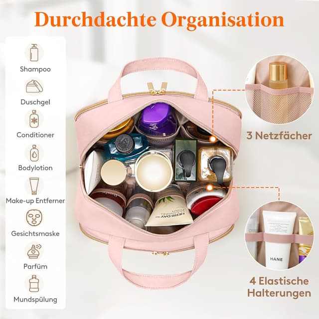 Thumbnail 2 de Lifewit Reise Kulturtasche Damen 10L Rosa