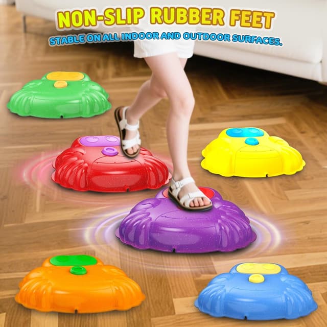 Detalle de TERRAMUS Light up Sound Stones 6PCS Crab