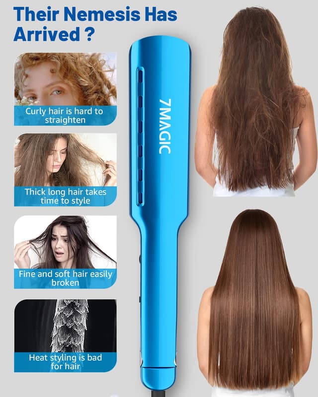 Detalle de 7MAGIC Nano Titanium Flat Iron 1.7 in