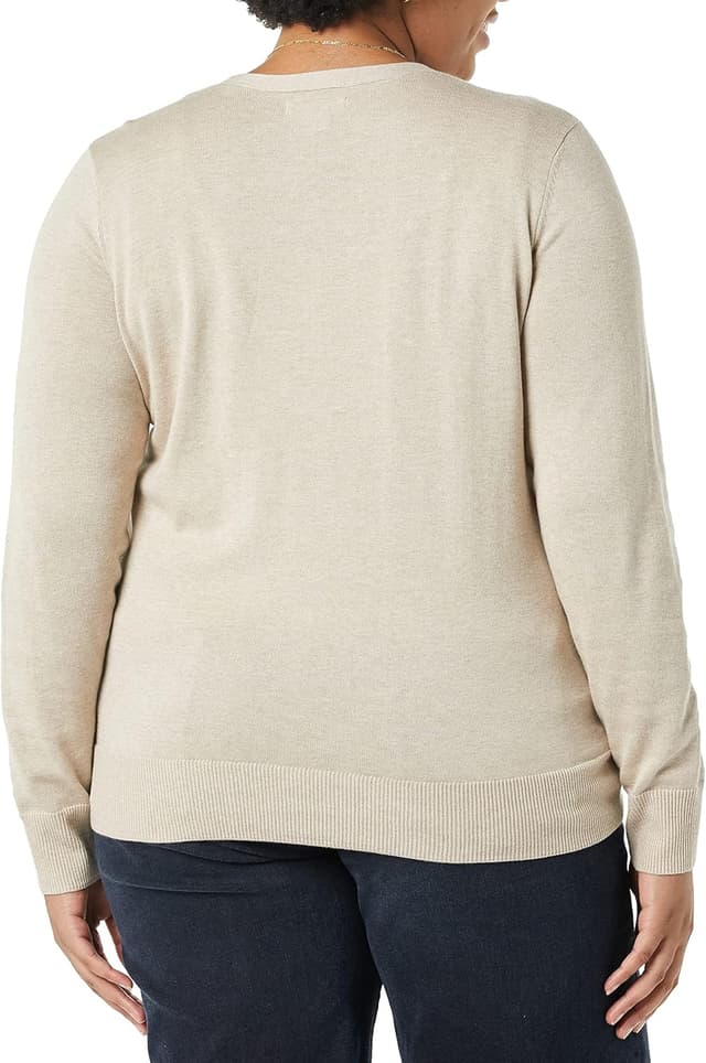 Detalle de Cardigan léger à col en V Amazon Essentials pour femme, coupe classique (grande taille disponible)
