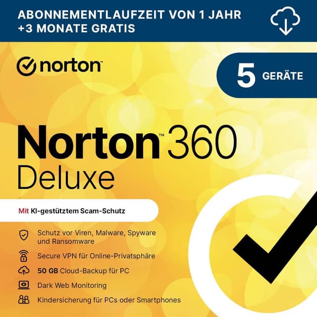 Detalle de Norton 360 Deluxe 2026 5 Geräte